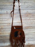 Handstitched Leather Purse – Indian Head