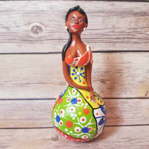 Small Multicolored Gourd Doll