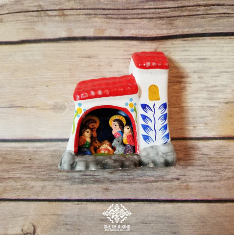 Miniature Church Nativity Scene