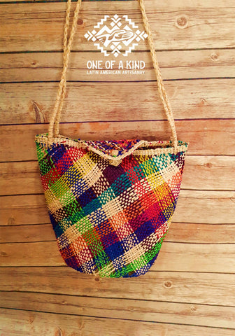 Colorful Handwoven Cana Flecha Tote Bag