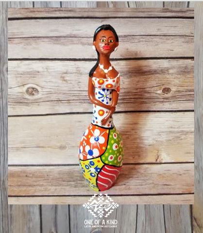 Multicolored Small Gourd Woman Doll